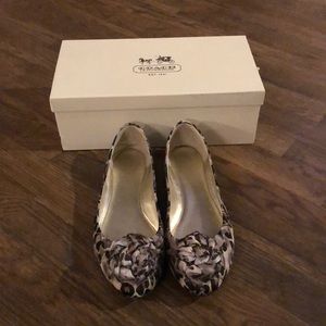 Coach Mimsy Ocelot Shoes (Sz 9)